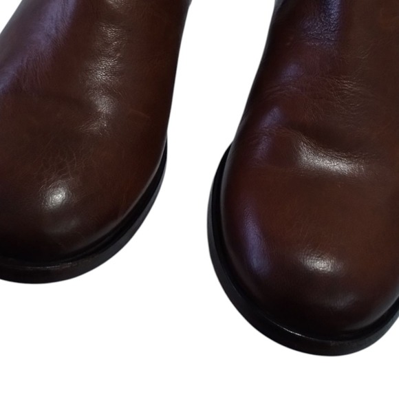 Frye Womens Boots 7.5 Elyssa Shootie Ankle Booties Caramel Leather Boho Neutral - Picture 6 of 6